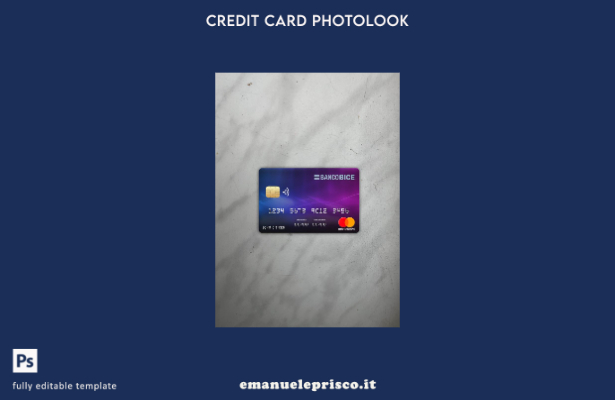 stile verificato Cile BICE banca mastercard modello frontale photolook